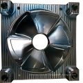 Breite Sorten Kundenspezifische Kühlventilatoren Teile Injection Auto Fan Form